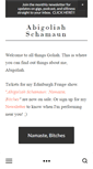 Mobile Screenshot of abigoliah.com